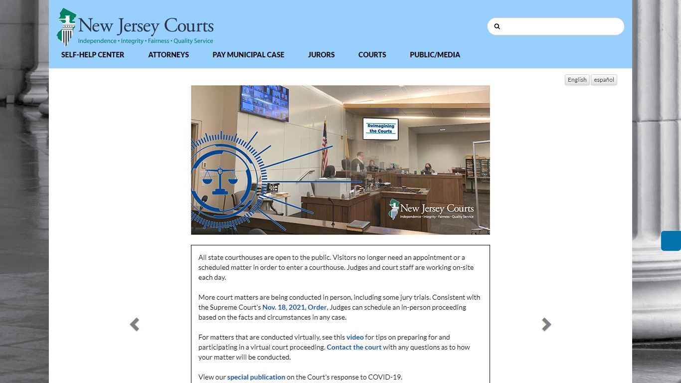 Official Website of the New Jersey Judiciary Court System